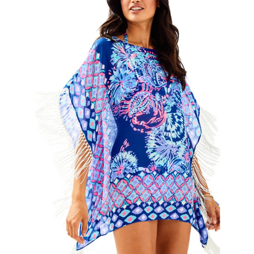 NWT Lilly Pulitzer Gypsea Girl Ginette Coverup XL - Picture 1 of 8
